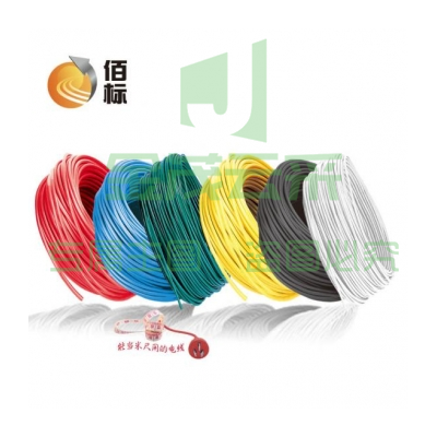 佰标  塑铜线 BV10方 绿色  （100米/盘）