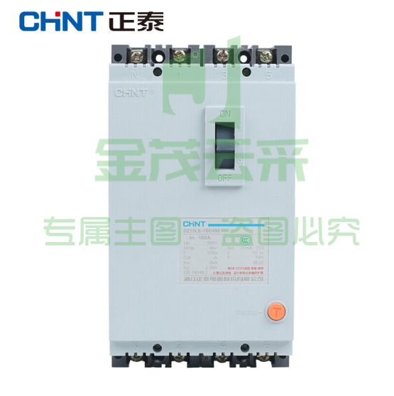 正泰 DZ15LE-100/4901-100A  塑壳断路器  货号：YC