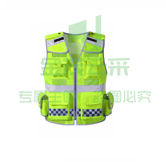 反光安全背心  荧光黄网眼透气马甲  货号：JC