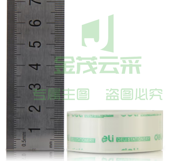 得力30061文具胶带18mm*14y*38um(8卷/筒)(卷) 