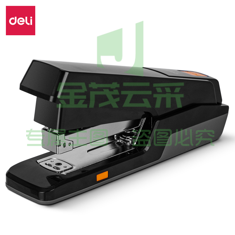 得力(deli)40页两段式省力订书机/订书器 弹出式钉道 适配24\6,26\6,24\8钉 办公用品 颜色随机 0479 1台 137