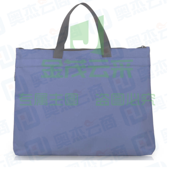 得力5845手提拉链袋(蓝)