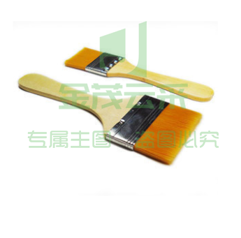 文华(WENHUA)3cm板刷加大加厚儿童绘画笔刷水粉水彩画刷排笔美术颜料刷.