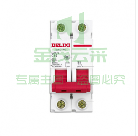 德力西电气(DELIXI ELECTRIC)DZ47SLES-2P-C20-30mA-AC型