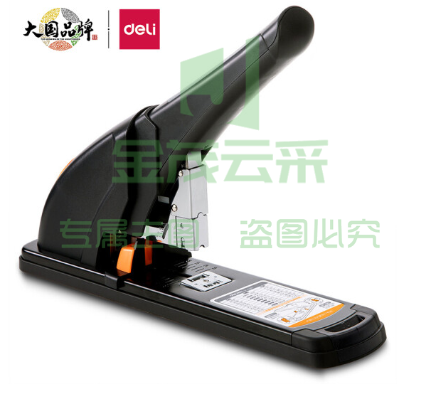 得力0385重型订书机(黑)2-210张