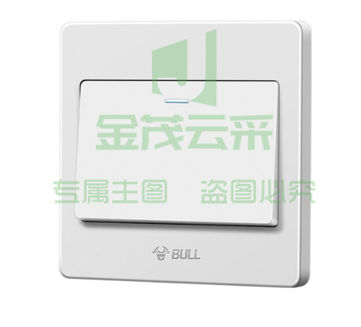 公牛墙壁开关 单控开关G07K111C白色