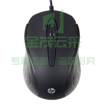惠普 S300 有线鼠标 黑色