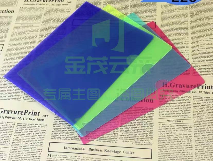A文件夹L型文件夹40个（颜色可选）
