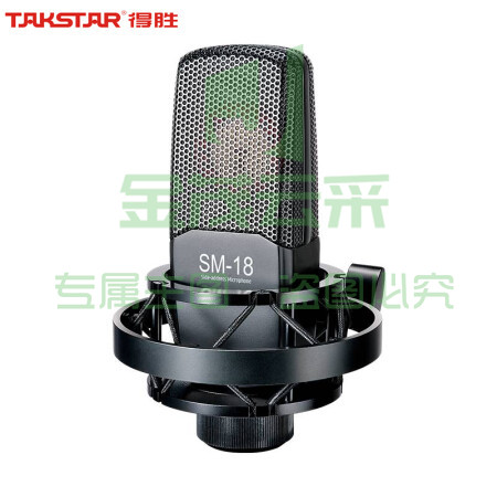 得胜(TAKSTAR) SM18电容麦克风主播K歌专业录音话筒手机电脑通用声卡套装直播设备 SM-18电容麦
