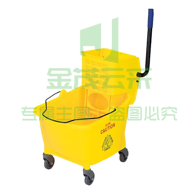 白云清洁 32升大号榨水车AF08080 拖把墩布车压水桶