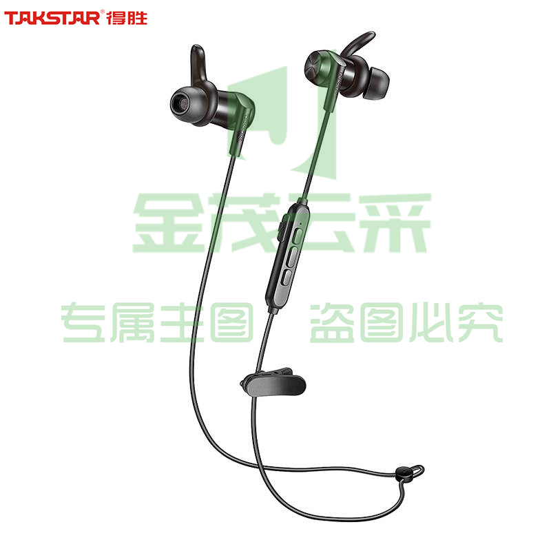 得胜(TAKSTAR) DW1 运动蓝牙耳机无线降噪通话跑步健身磁吸防水入耳式立体声德胜 黑色