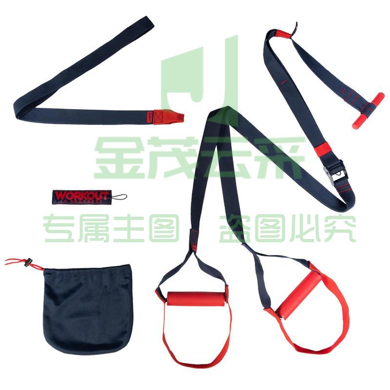 迪卡侬悬挂式训练带多功能拉力绳正品家用健身阻力带力量训练