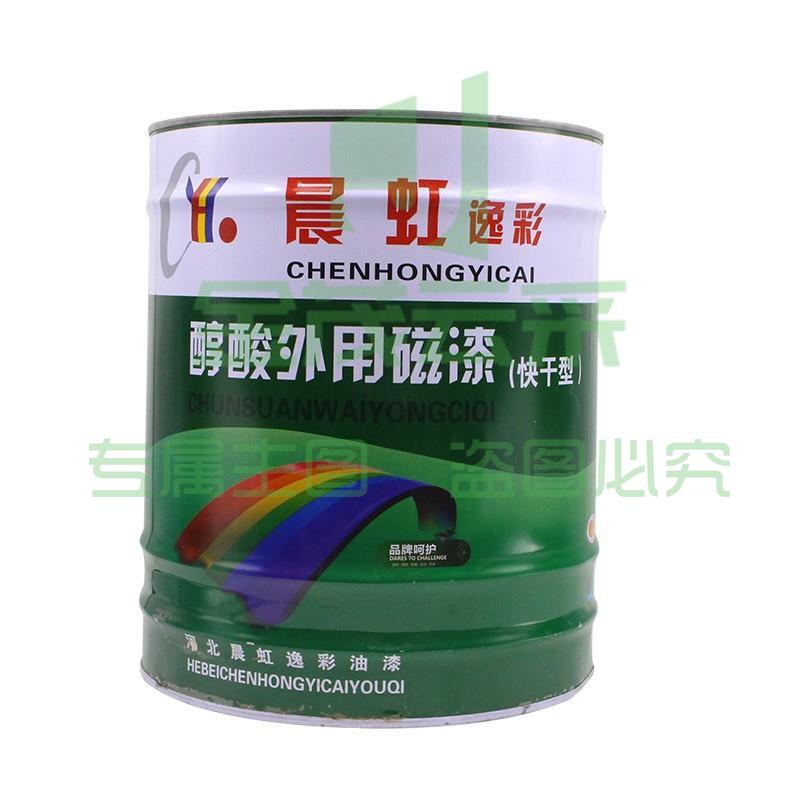 晨虹逸彩醇酸外用磁漆锤纹漆钢结构金属栏杆门窗彩钢瓦防锈油漆 15L/桶