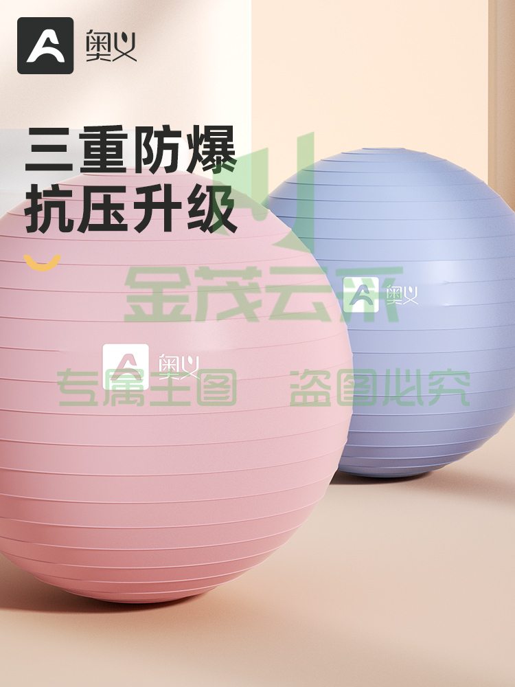 瑜伽球加厚防爆正品健身球55cm