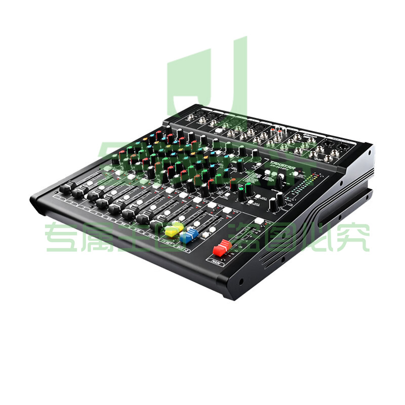 得胜 (TAKSTAR)XR-0612FX(2023款)模拟调⾳台 十二路 带蓝牙模块USB-A MP3播放高中低音可调节48V幻象电源 会议演出户外