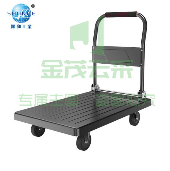 顺和 钢板车轻音搬运车  手推车 60*90cm 载重300KG