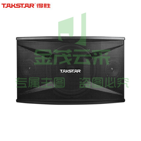 得胜(TAKSTAR)EKT-10L卡包音箱 家用卡拉OK会议室卡包音箱(对) 黑色