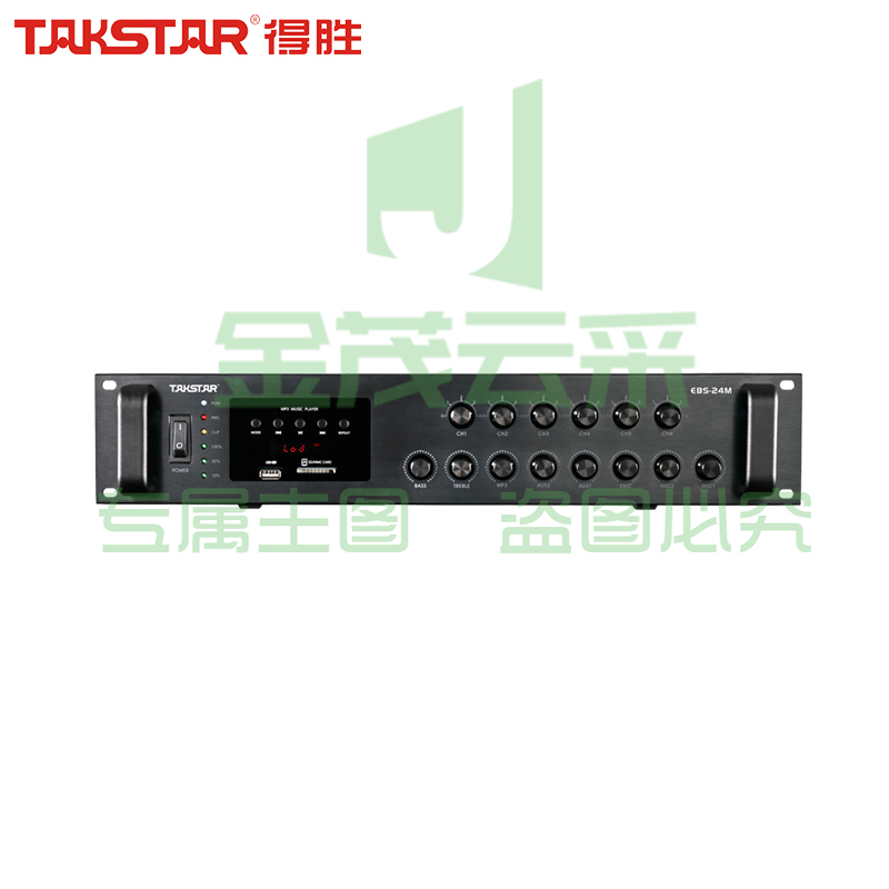 得胜(TAKSTAR)EBS-24M(2023款) 功率放大器广播合并功放 定压定阻功率放大器