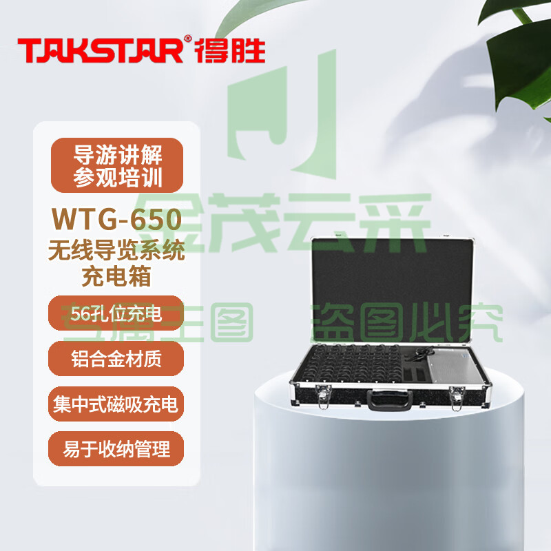 得胜 (TAKSTAR)WTG-650 无线导览讲解器 一对多传声系统导游教学同声传译 充电箱