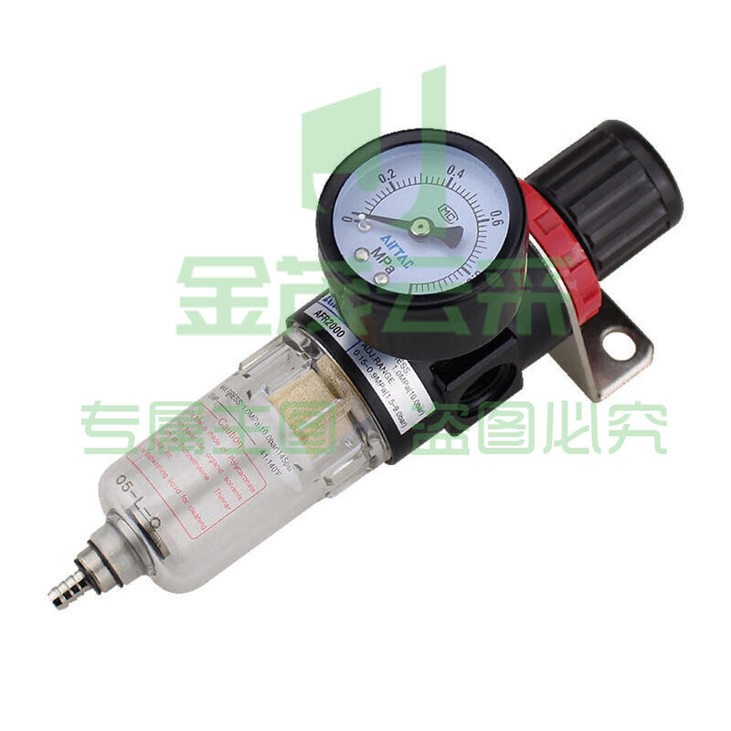 亚德客(AirTAC) AFR20001气源处理元件,过滤减压阀(附表,附支架)