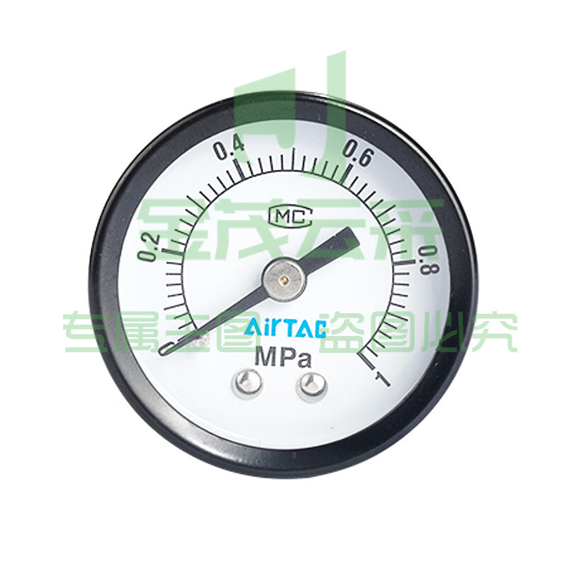 亚德客(AirTAC) 标准型压力表1.0MPa,表盘直径40mm F-GS4010M
