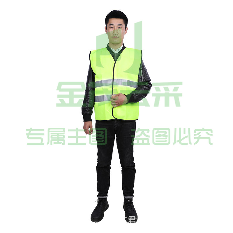 反光背心反光马甲代驾环卫执勤交通骑行施工印字多口 袋反光衣