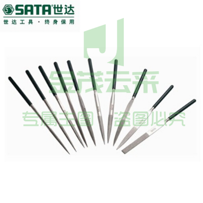 世达(SATA)03830 10件套金刚石整形锉4x160MM/打磨小工具套装钢锉