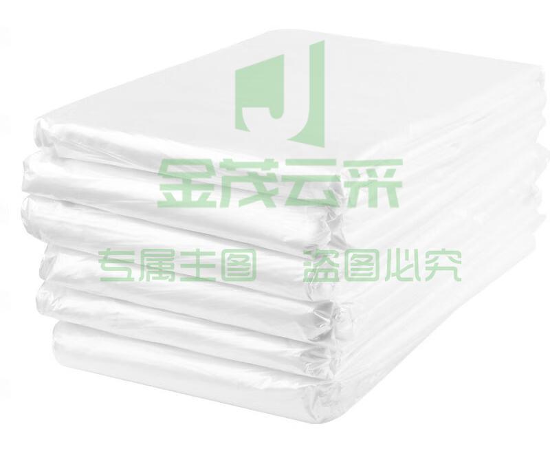 白色垃圾袋60cm*80cm透明塑料袋50只/包