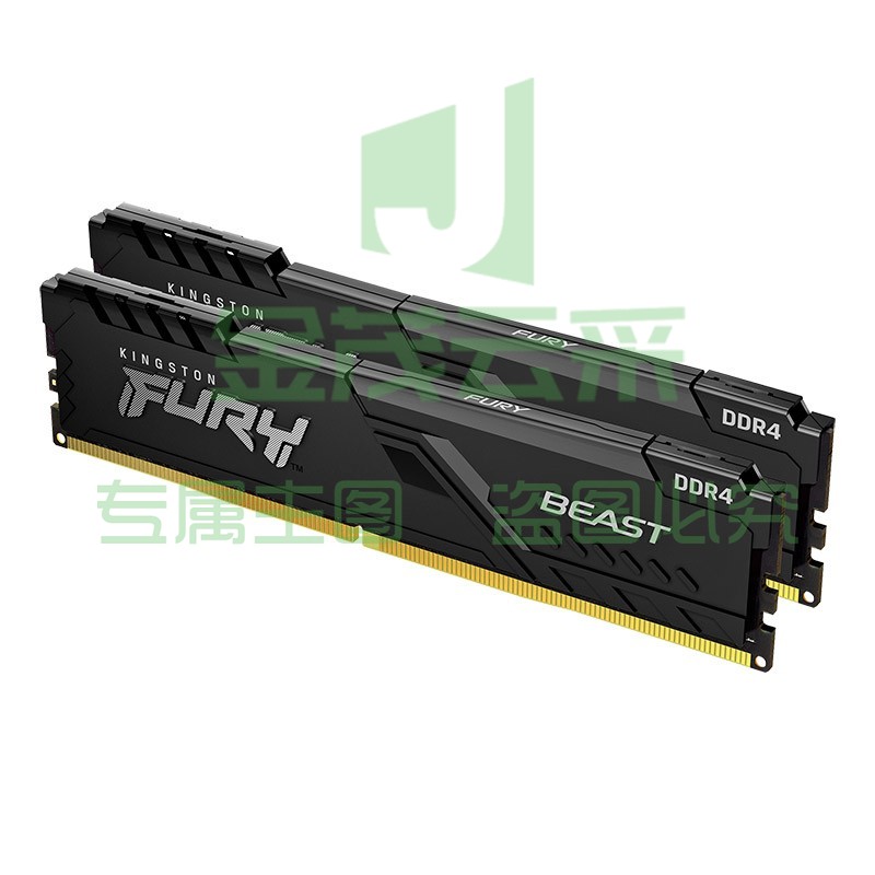 金士顿  FURY 16GB DDR4 3200 台式机内存条 Beast野兽系列