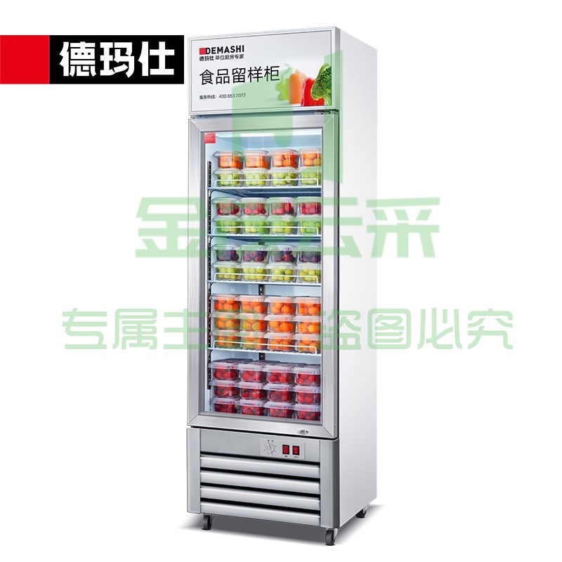 德玛仕 食品留样柜 饮料水果蔬菜留样保鲜冷藏展示柜LG-260Z(带锁)