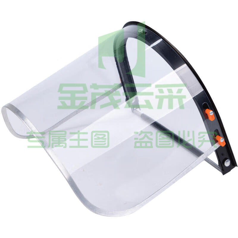 添盾 安全帽式铝包边面屏防飞溅防尘防护面屏(包含安全帽支架,PVC防冲击面屏)；TD-MK002