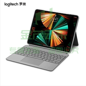 罗技（Logitech）iPad平板电脑键盘保护套 蓝牙 妙控键盘 配备触控板键盘 适配多类iPad IK1275适用12.9英寸iPadPro（五代）