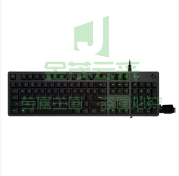罗技(Logitech) 有线机械键盘 全尺寸 RGB背光机械键盘 L轴 类红轴 G512