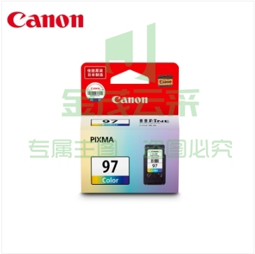 佳能（Canon)原装CL-97彩色墨盒适用E568/E568R打印机墨水（300页）5盒起售