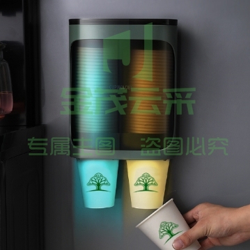 欧橡(OAK)取杯器 一次性杯子架 OX-C848(双筒)