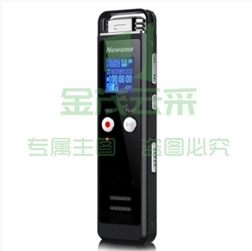 纽曼（Newsmy）录音笔 RV75 8G 发烧级无损录音 学习培训商务会议记录留证 MP3播放器 炫酷灰 
