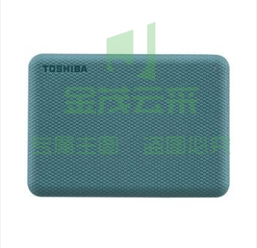 东芝(TOSHIBA) 2TB 移动硬盘 V10系列 USB3.2 Gen1 2.5英寸 机械硬盘 黛绿 兼容Mac 密码保护 轻松备份