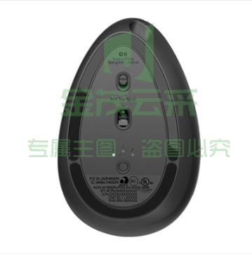 罗技 Logitech 无线蓝牙鼠标 MX Vertical 无线+蓝牙-优联双模式 (黑色) 垂直鼠标