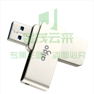 爱国者（aigo）32GB USB3.0 U盘 U330金属旋转系列 银色 快速传输 出色出众