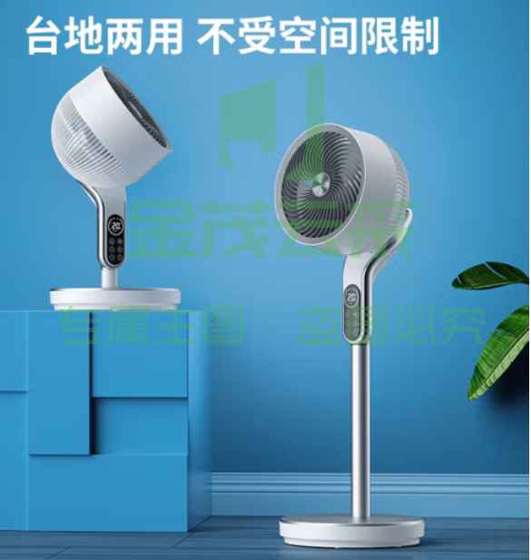 飞利浦(PHILIPS)电风扇落地扇空气循环扇电扇家用小风扇台扇智能遥控直流变频360度摇头换气扇