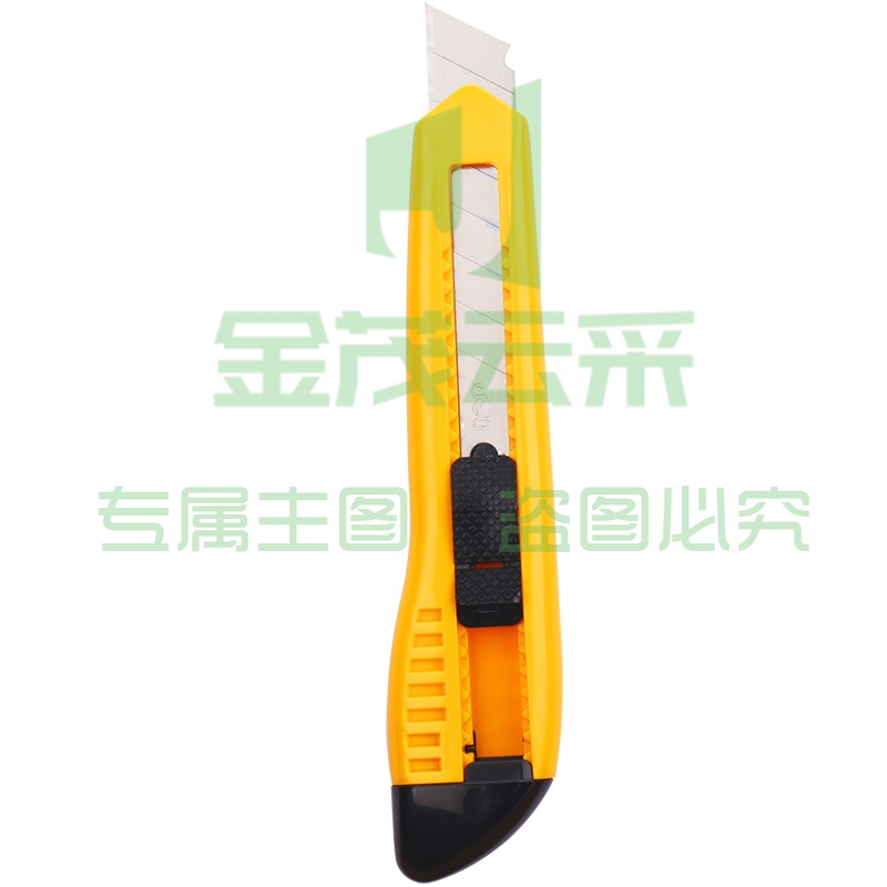 得力(deli) 锋利自锁美工刀壁纸刀裁纸刀地毯刀15刀头金属壁纸刀墙裁纸刀片重型工业用工具刀 DL004 美工刀