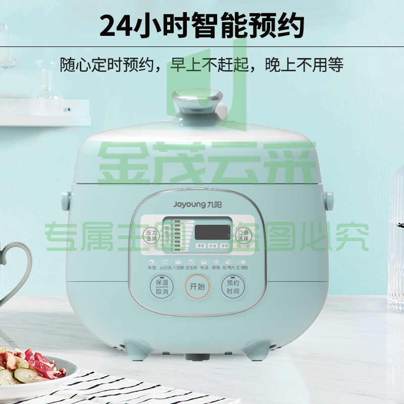 九阳(Joyoung)迷你电压力锅 家用高压锅2L JYY-20M3  (