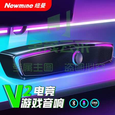 纽曼(Newmine)V2 PRO蓝牙电竞音响音箱 黑色