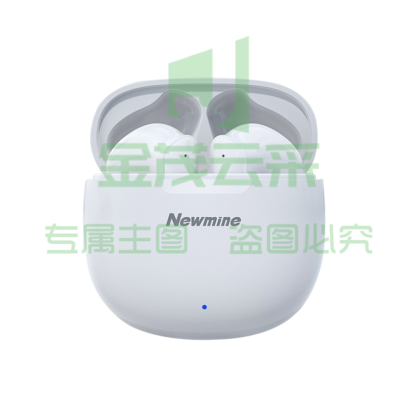 纽曼(Newmine) 蓝牙耳机 L6 双唛降噪半入耳式耳机长续航跑步运动通用苹果华为小米手机的耳机 白色