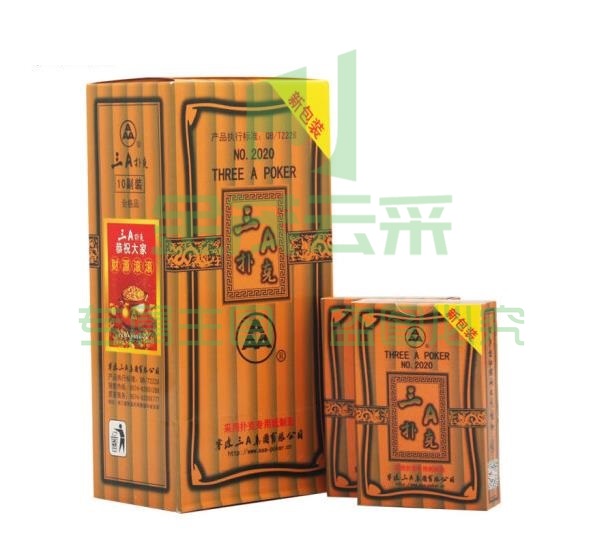 三A扑克牌(10副每盒 整盒起售)