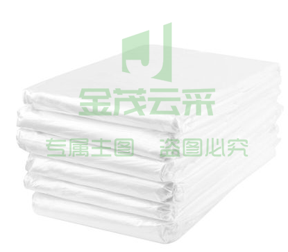 白色垃圾袋60cm*80cm透明塑料袋50只/包
