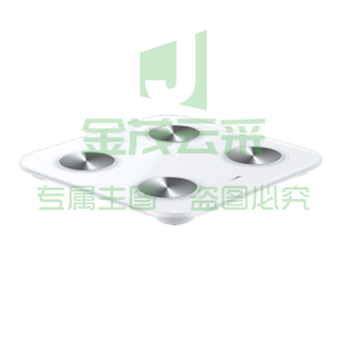 华为智能体脂秤 3 电子秤体重秤家用 14项身体数据/检测精准/WiFi蓝牙双连接 支持安卓&amp;iOS 雅致白