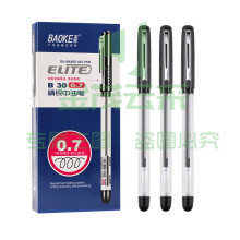 宝克 B-30中油笔0.7mm 12支/盒 黑色 AJDXC