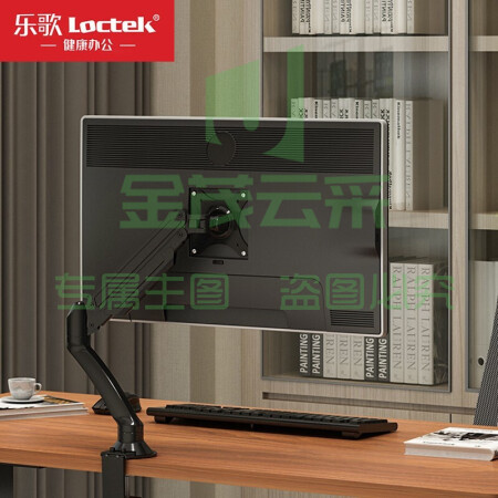 乐歌（Loctek）Q2显示器支架 旋转电脑架 可升降桌面支架 显示屏支架 17-30英寸单屏 商用