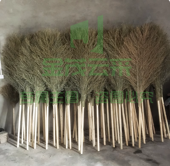 卫大扫把竹马路扫竹子